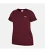 T-shirt Motif/style Uni Femme Bordeaux Slazenger-3