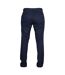 Womens/ladies Stretch Chinos Navy Front Row-2