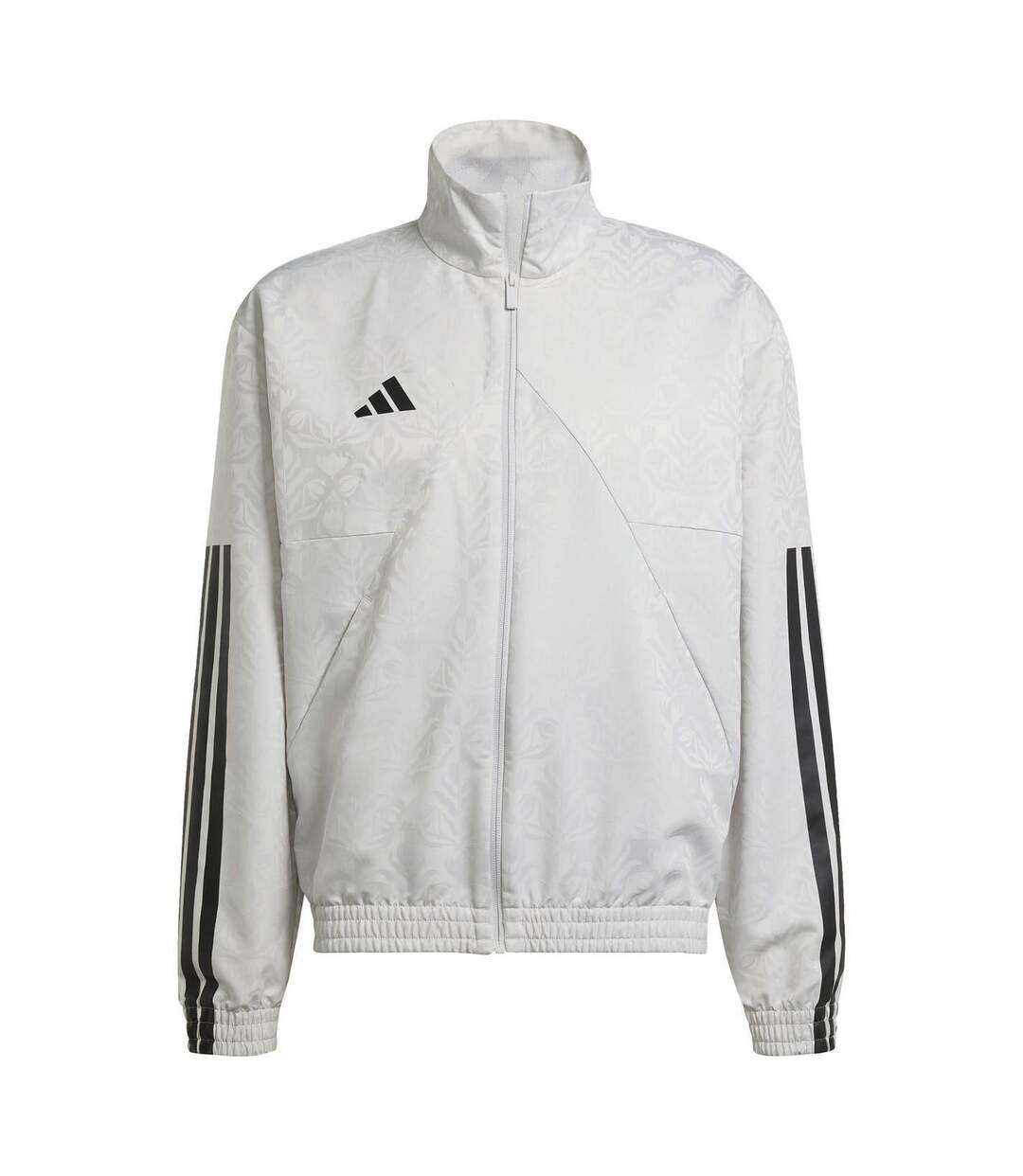 Haut De Survêtement Motif/style 3 Rayures Common Goal Homme Gris Noir Adidas-1