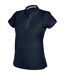 Kariban Womens/Ladies Contrast Short Sleeve Polo Shirt (Navy)