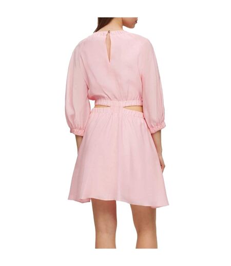 Womens/ladies Kang Cut Out Dress Pink Hugo
