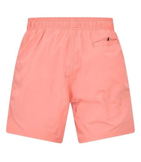 Mens Octopus Bold Logo Swim Shorts Bright Pink Boss