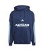 Sweat À Capuche Sport Motif/style À Rayures House Of Tiro Nations Pack Adulte Bleu Foncé Blanc Adidas-2