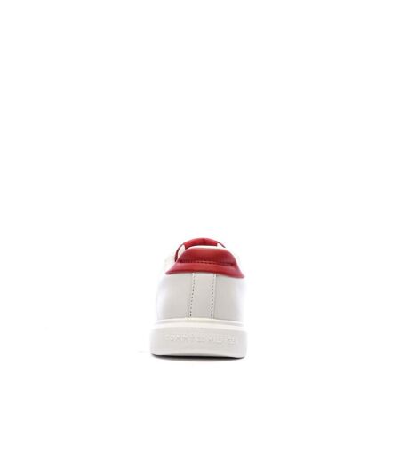 Baskets blanches/rouges femme tommy hilfiger icon