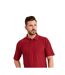 UCC 50/50 Mens Plain Piqué Short Sleeve Polo Shirt (Burgundy) - UTBC1194
