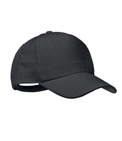 Naima Hemp Baseball Cap Black MidOcean