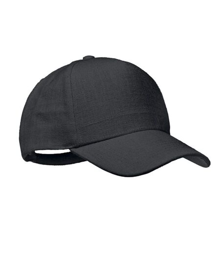 Naima Hemp Baseball Cap Black MidOcean