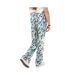 Pantalons ample vert/bleu femme vero moda wide - m-2