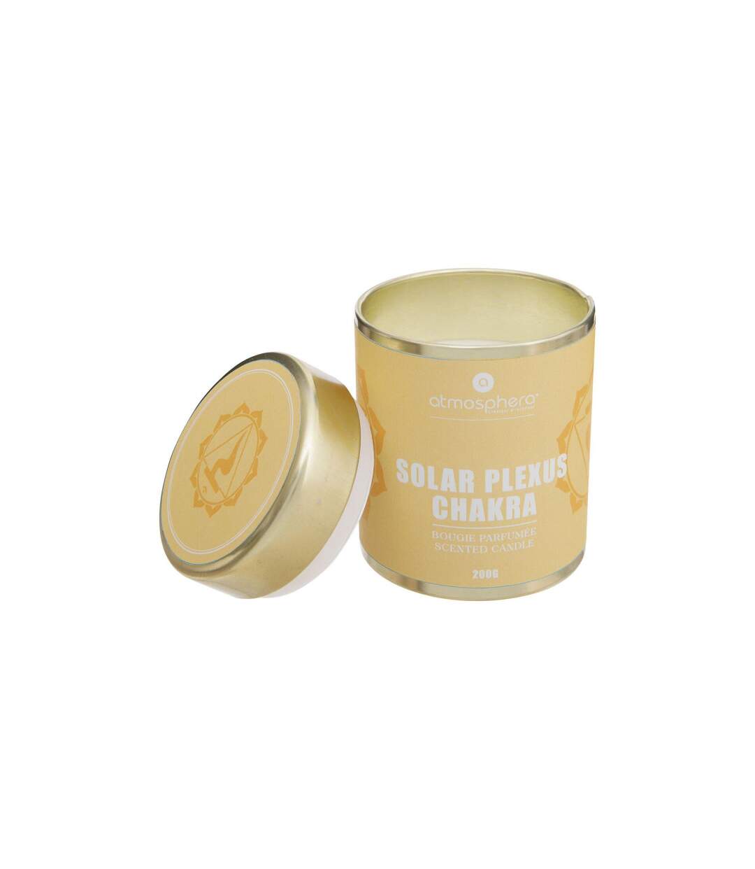 Bougie Parfumée Chakra 200g Jaune Plexus Solaire-2