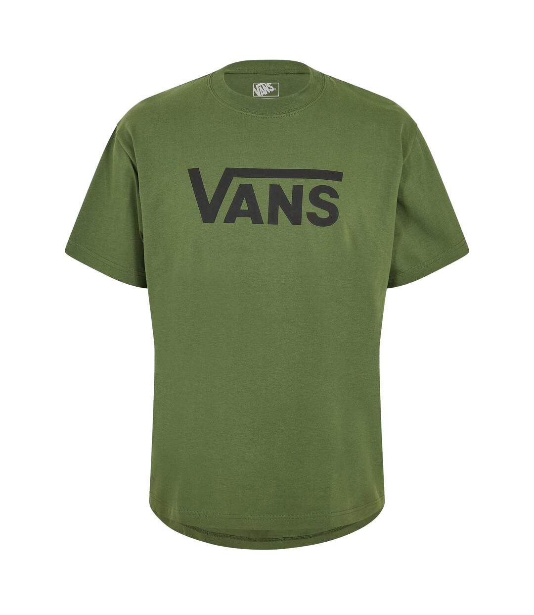 Mens Classic Logo Relaxed Fit T-shirt Pine Forest Vans-2
