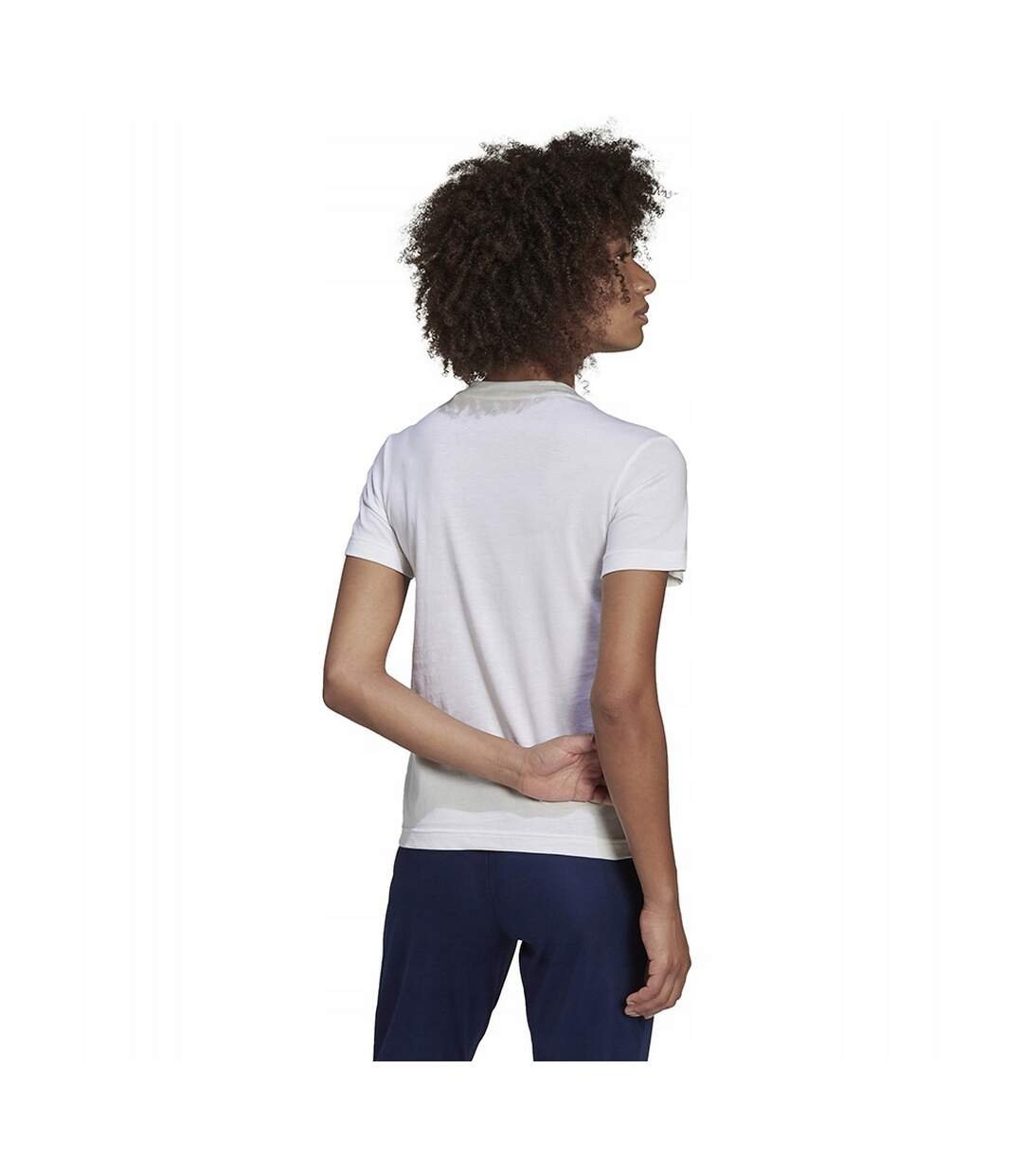 T-shirt Entrada Femme Blanc Adidas-3