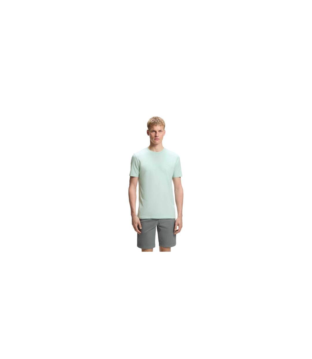 T-shirt Manches Courtes Thinking 1 Homme Turquoise Pâle Boss-1