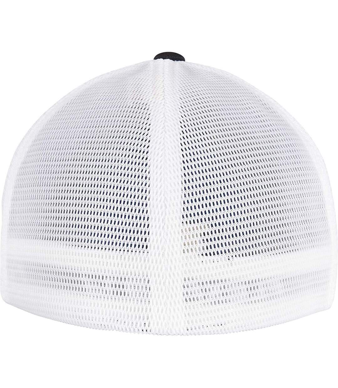 Casquette omnimesh adulte noir / blanc Flexfit-2