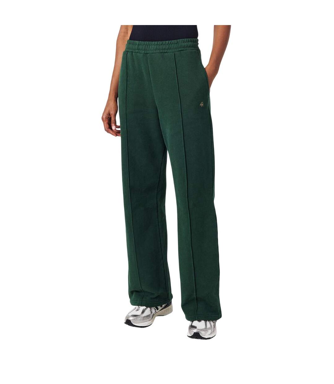 Pantalon De Jogging Motif/style Logo Brodé Femme Vert 4th & Reckless-4