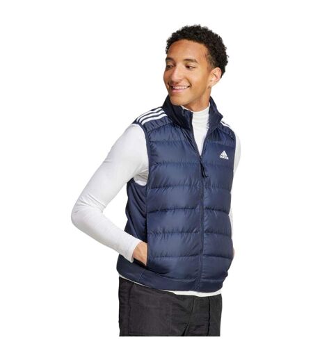 Veste Sans Manches Style 3 Rayures Homme Bleu Marine Adidas
