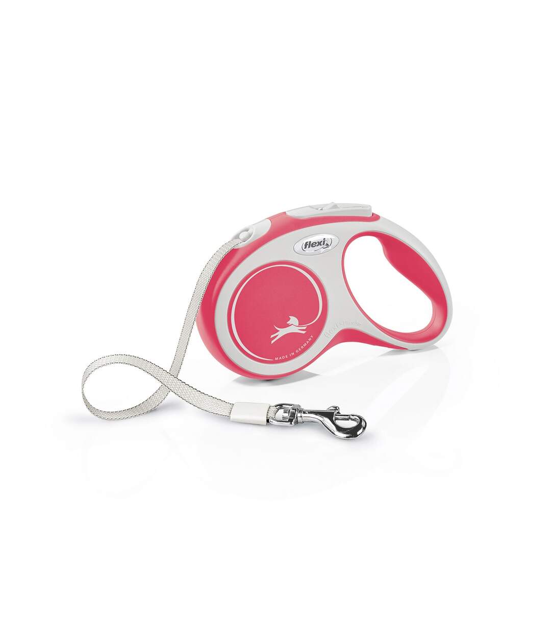 New comfort tape retractable dog lead 5m red Flexi-1