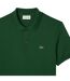 Mens Pima Cotton Regular Polo Shirt Green Lacoste-3