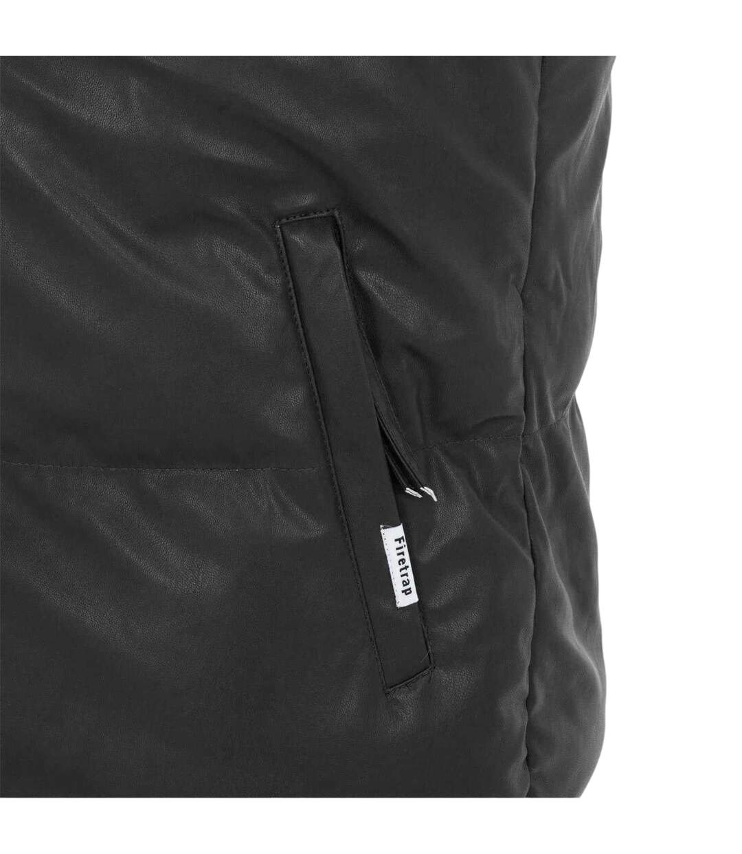 Doudoune Sans Manches Homme Noir Firetrap-4
