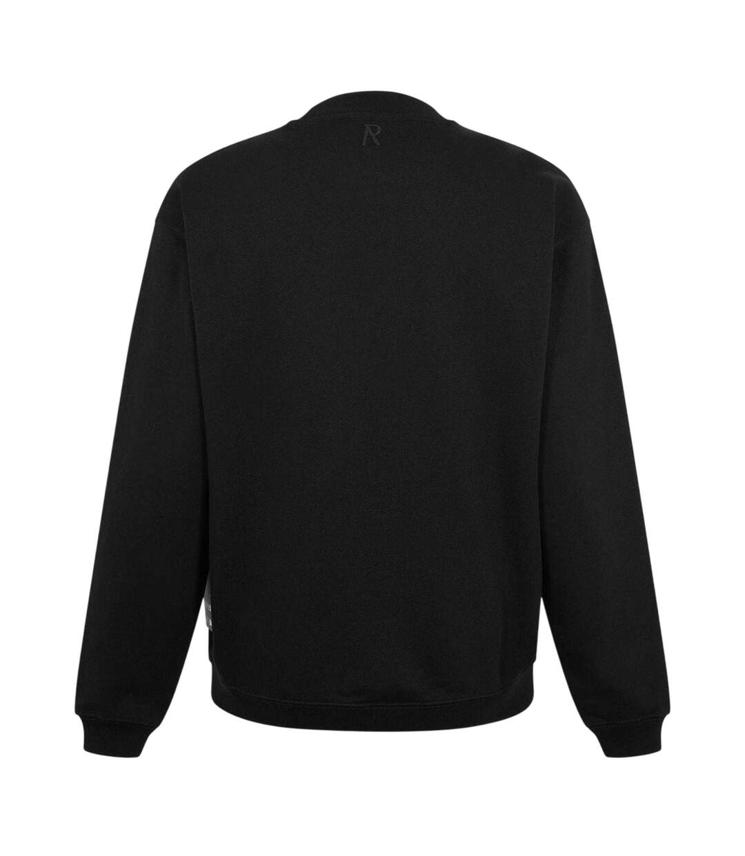 Mens Initial Crew Neck Sweatshirt Black Represent-3