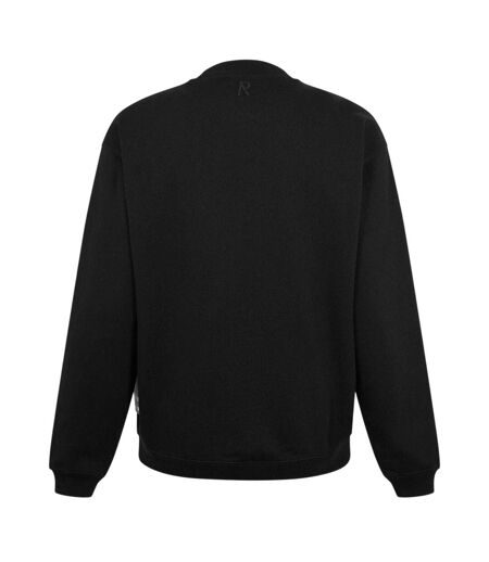 Mens Initial Crew Neck Sweatshirt Black Represent