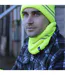 Heat Holders - 1 Ensemble Homme Bonnet Gant Cache Cou Haute Visibilité Hiver-4