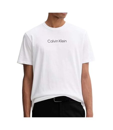 T-Shirt blanc  homme calvin klein jeans standard