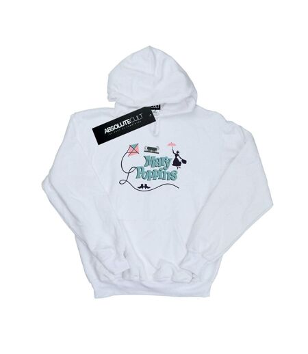 Disney Sweat à capuche Mary Poppins Womens/Ladies (Blanc) - UTBI5034