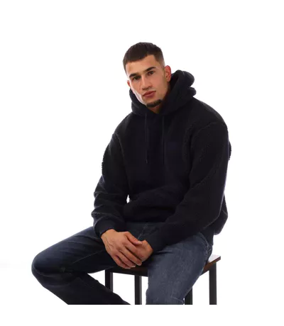 Sweat À Capuche Homme Bleu Gant