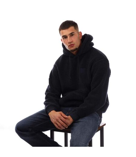 Sweat À Capuche Homme Bleu Gant