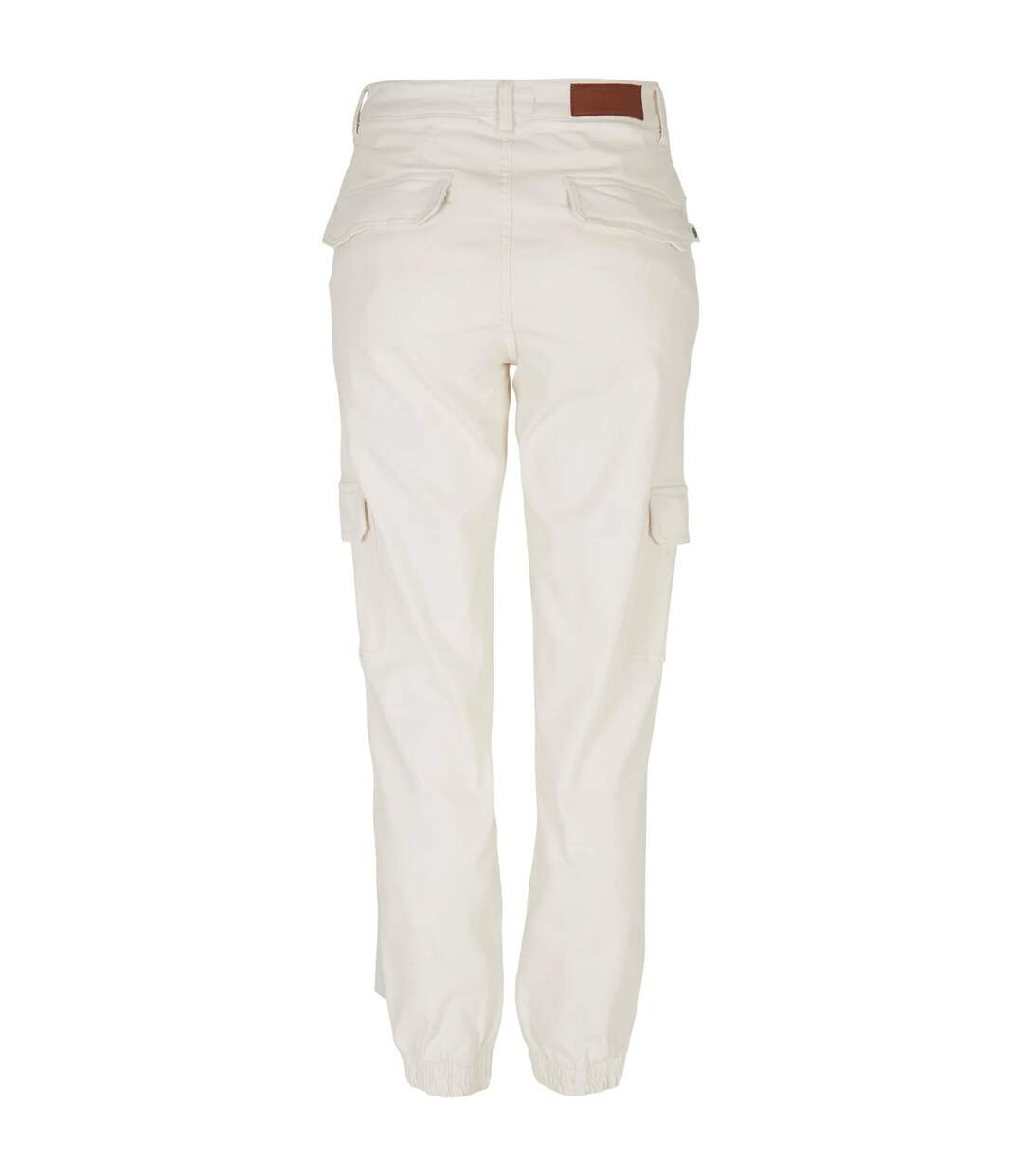 Pantalon À Poches Femme Blanc Cassé Urban Classics-2
