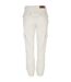 Pantalon À Poches Femme Blanc Cassé Urban Classics-2