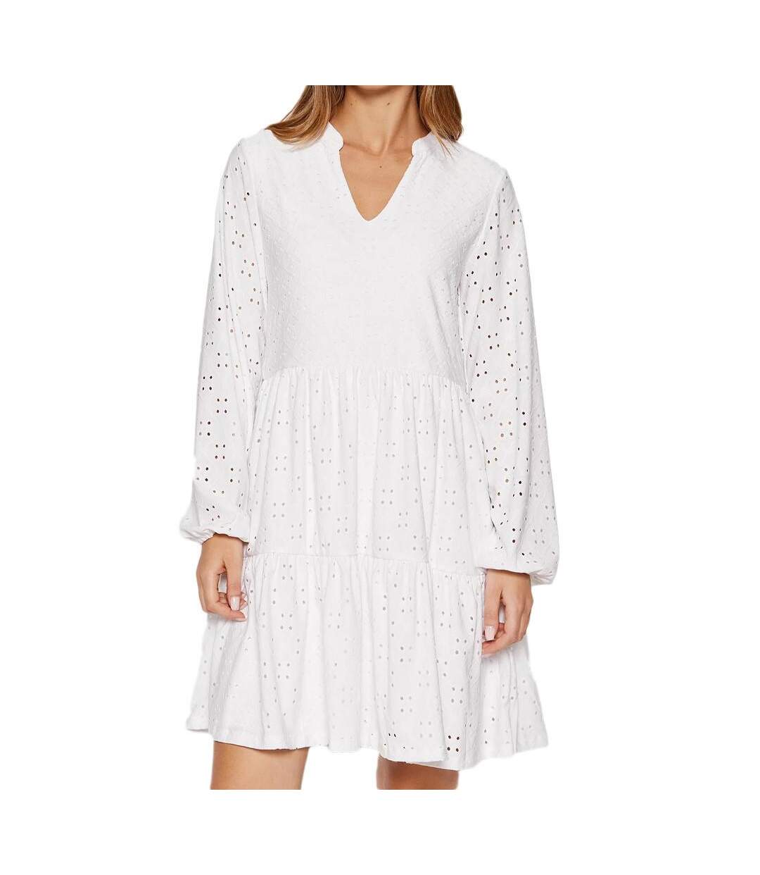 Robe Blanche Femme Vila Vikawa - XL-1