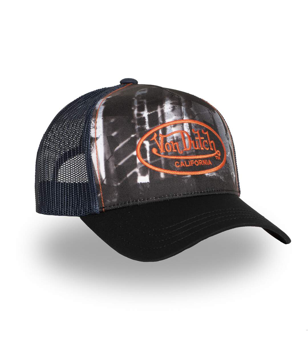 Casquette trucker avec filet adulte avec print en sublimation Subli Vondutch-3