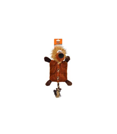 Peluche pour Chien Lion 37cm Marron