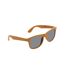 Unisex adult recycled pp plastic sunglasses one size orange XD Collection-3