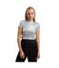 Womens/ladies Metallic Slim T-shirt Blue Ted Baker-4