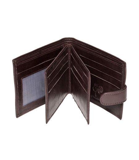 Royal Ram Harry Bifold Leather Wallet (Brown) (One size) - UTEL187