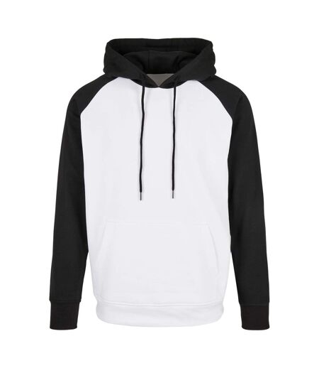 Sweat À Capuche Homme Blanc Noir Build Your Brand