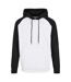 Sweat À Capuche Homme Blanc Noir Build Your Brand-1