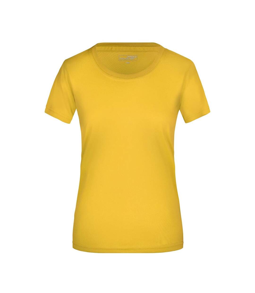 T-shirt Active Femme Jaune James And Nicholson-1