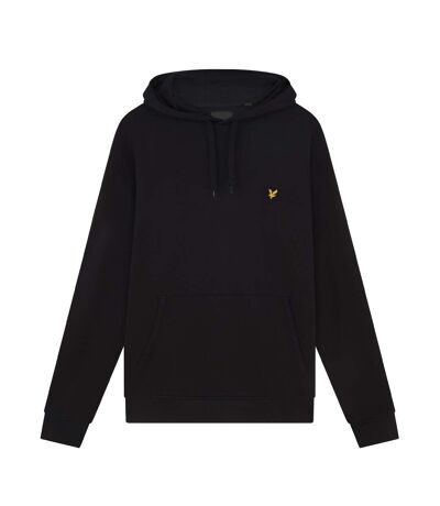 Mens plus pullover hoodie jet black Lyle & Scott