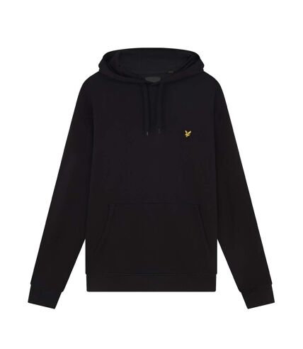 Mens plus pullover hoodie jet black Lyle & Scott