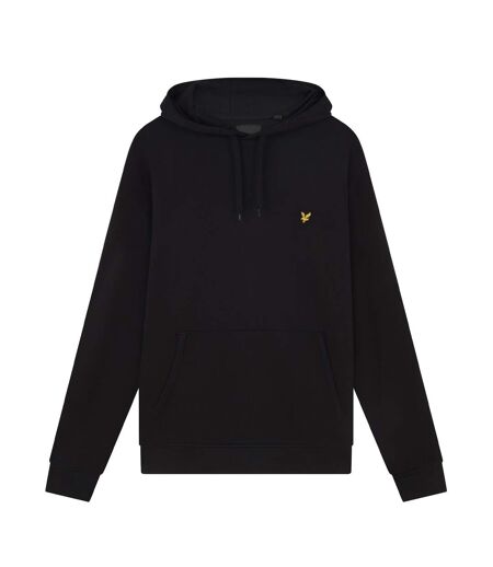 Mens plus pullover hoodie jet black Lyle & Scott