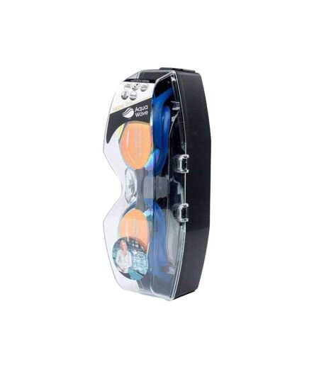 Lunettes De Natation Racer Rc Adulte Noir Bleu Aquawave