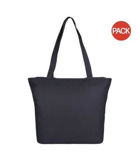 Bullet Panama Beach Tote (Pack of 2) (Navy) (One Size) - UTPF2582