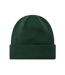 Unisex Adult Rose Knitted Cuff Beanie Green New Era-2