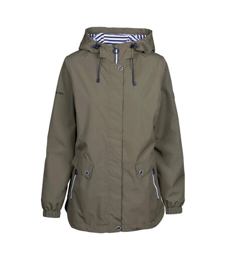 Womens/ladies Flourish Waterproof Jacket Herb Trespass