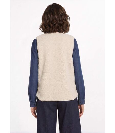 Veste sans manches en sherpa intérieur velouté