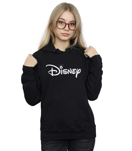 Disney - Sweat à capuche MICKEY MOUSE HEAD LOGO - Femme (Noir) - UTBI11439