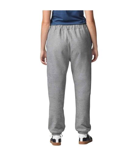 Mens midweight pocket jogging bottoms sport grey Gildan